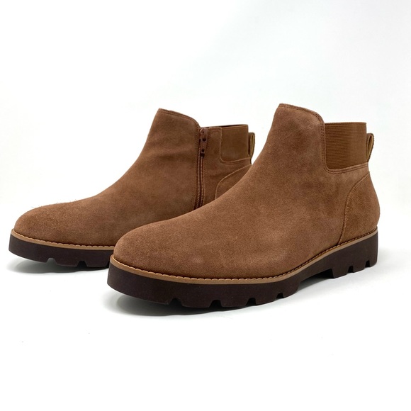 Vionic Brionie Monk Robe Suede Ankle Boots WIDE - Picture 3 of 9